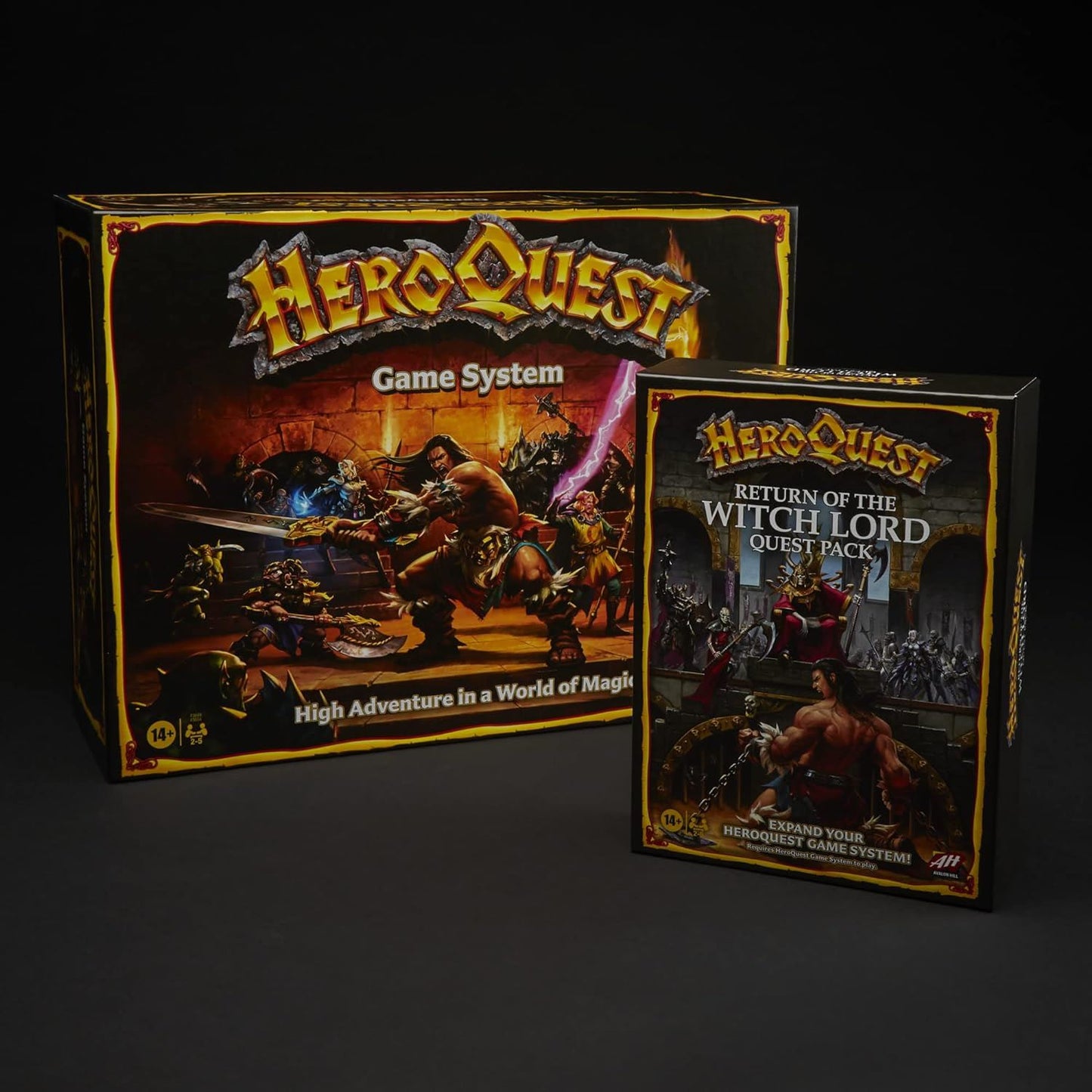 Avalon Hill HeroQuest Return of the Witch Lord Quest Game Pack F4193 Hasbro