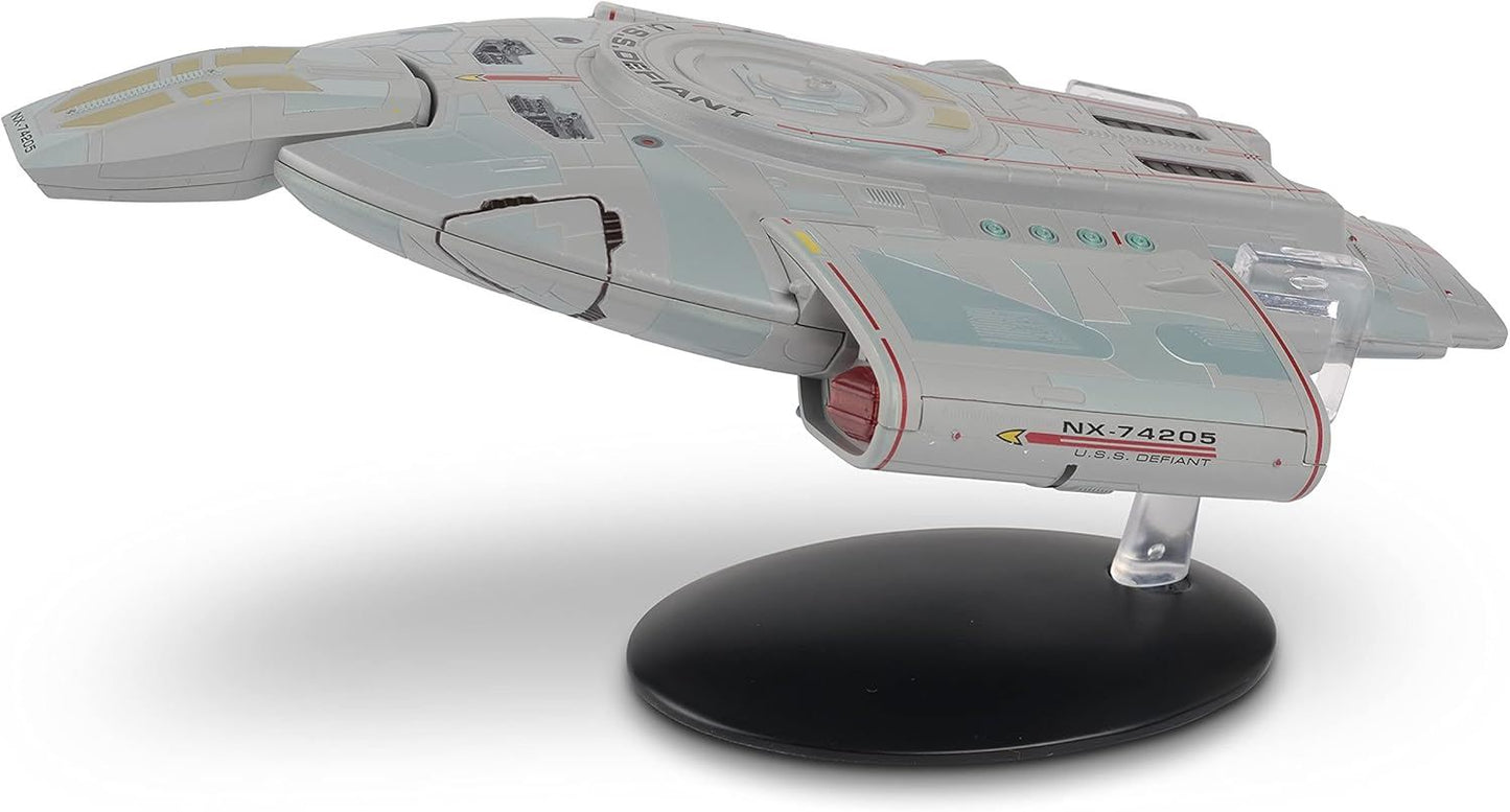 #07 U.S.S. Defiant NX-74205 XL EDITION Model Die Cast Ship (Eaglemoss / Star Trek)