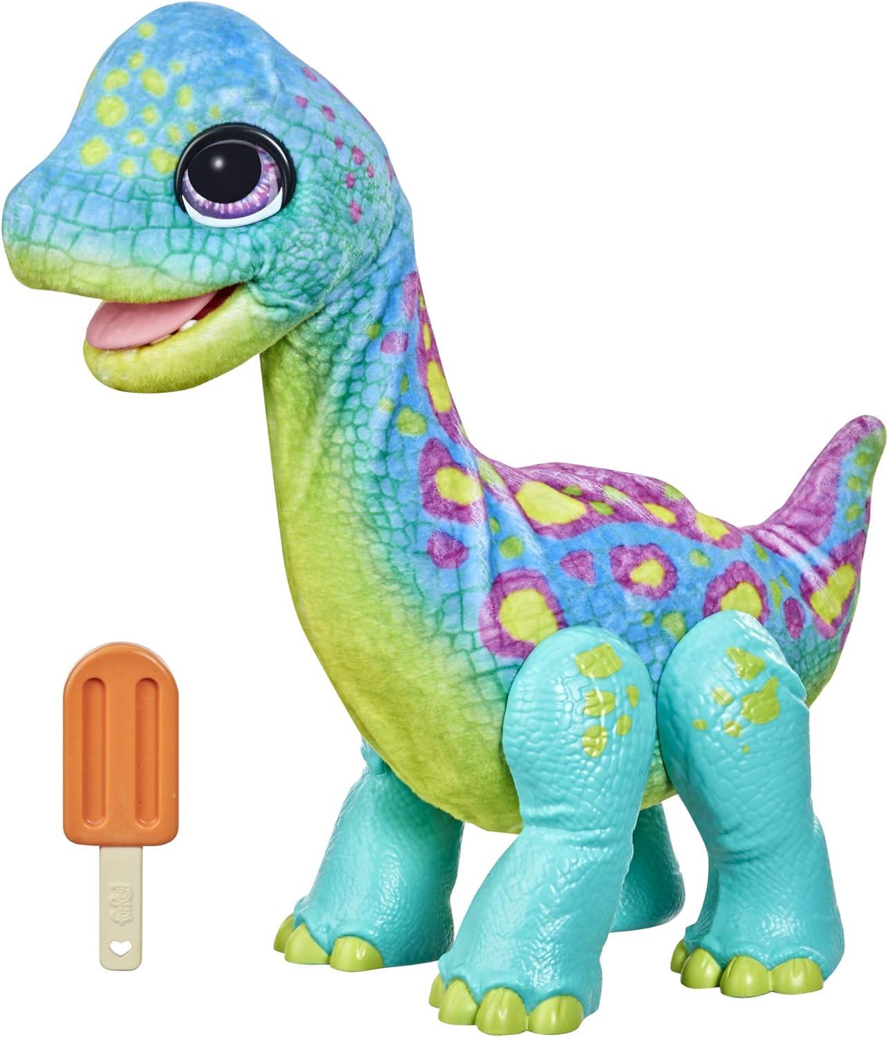 FurReal Snackin' Sam the Bronto F1739 Interactive Animatronic Plush Toy