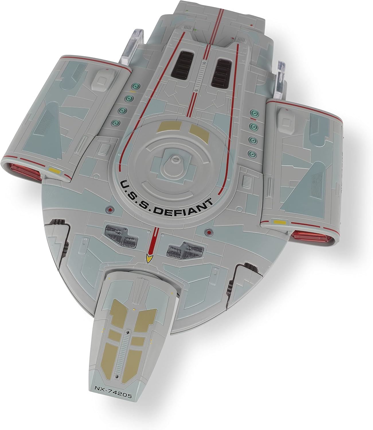 #07 U.S.S. Defiant NX-74205 XL EDITION Model Die Cast Ship (Eaglemoss / Star Trek)