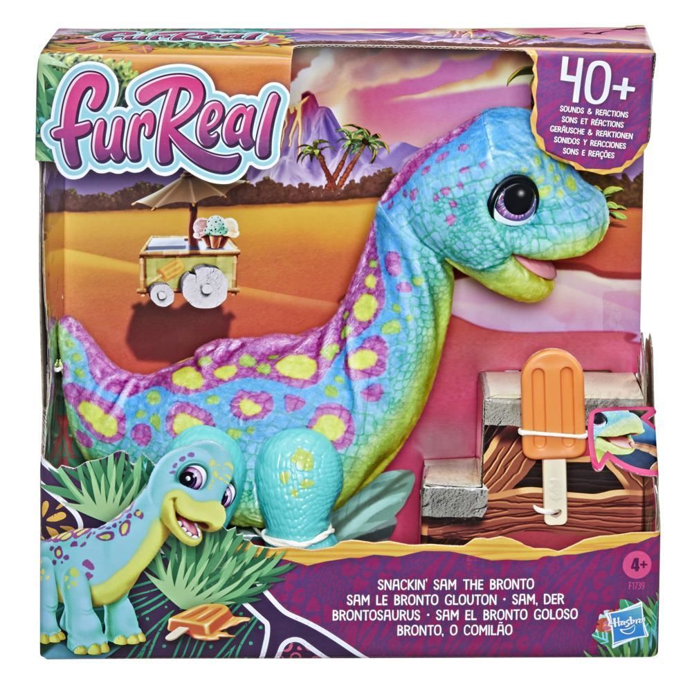 FurReal Snackin' Sam the Bronto F1739 Interactive Animatronic Plush Toy