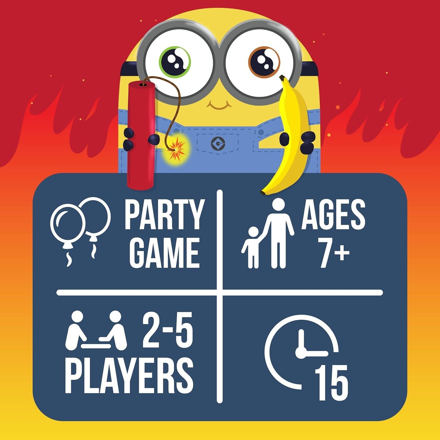 Exploding Minions Party Game by Exploding Kittens Ages 7+ 2-5 Players