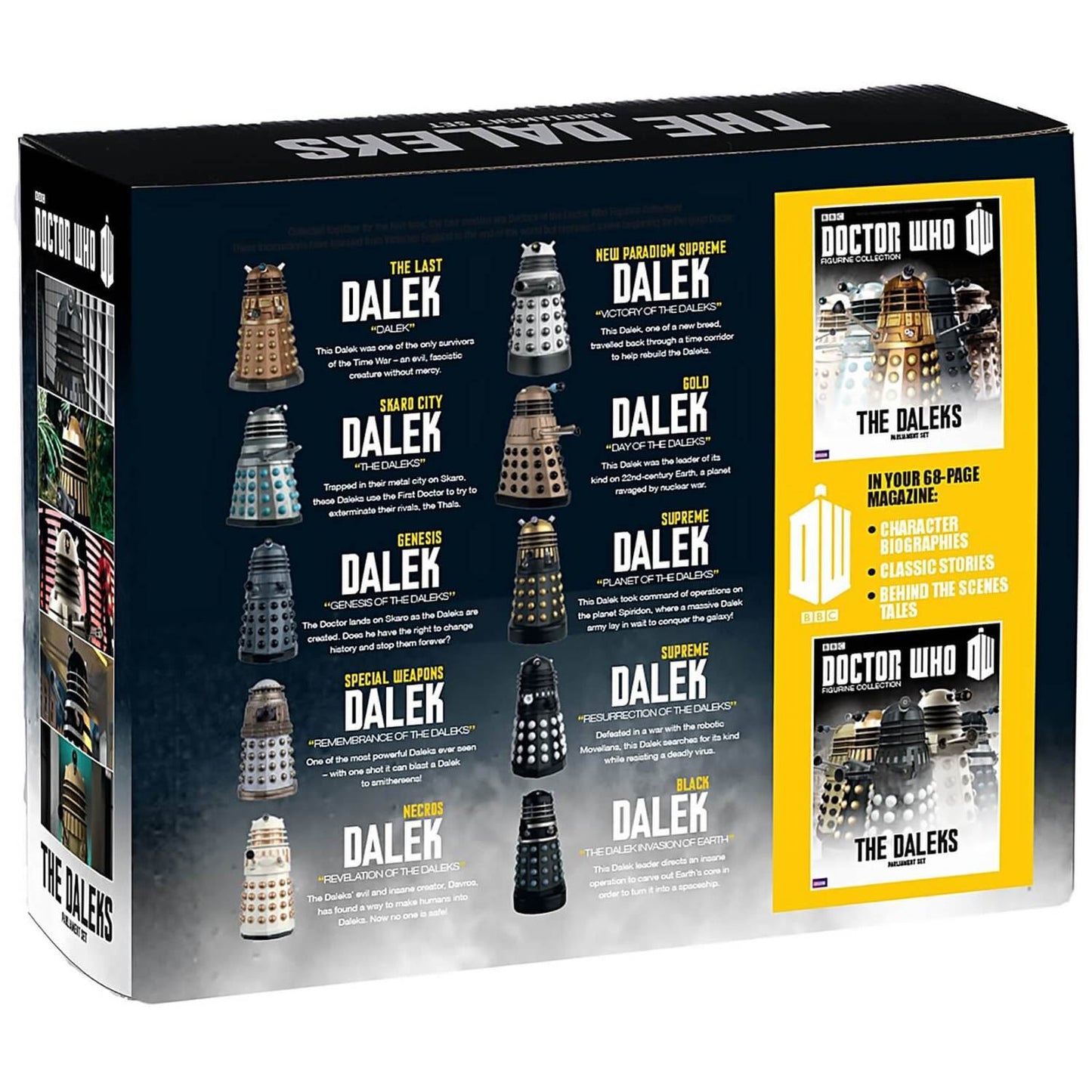 Doctor Who The Daleks Parliament 10 Figure Box Set w/ Magazine DWSUK002 Set #1