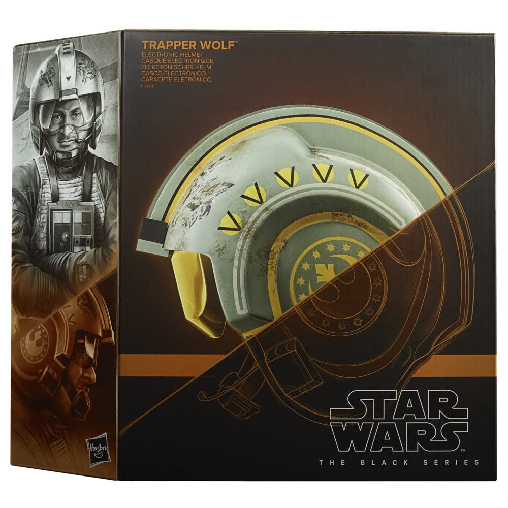 TRAPPER WOLF Electronic Helmet The Black Series Lights & SFX F5549 (Star Wars: The Mandalorian)