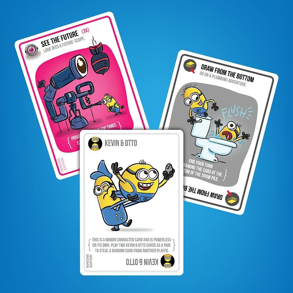 Exploding Minions Party Game by Exploding Kittens Ages 7+ 2-5 Players