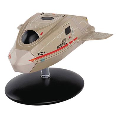 #06 NX-01 Enterprise Shuttlecraft "Pod 1" Shuttlecraft Diecast Model Ship (Eaglemoss / Star Trek)