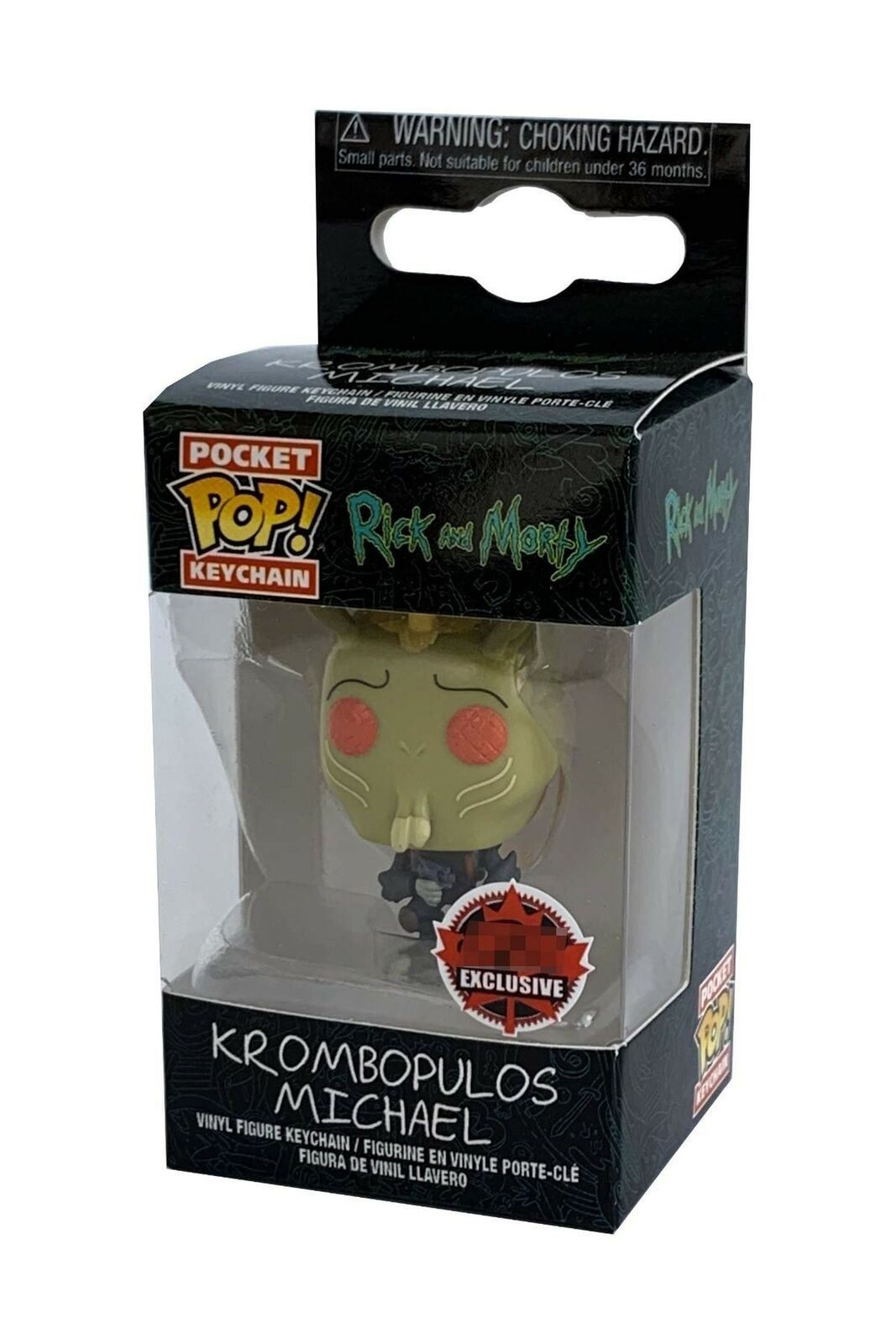 Funko KROMBOPULOS MICHAEL Pocket POP Rick and Morty EXCLUSIVE Keychain Figure