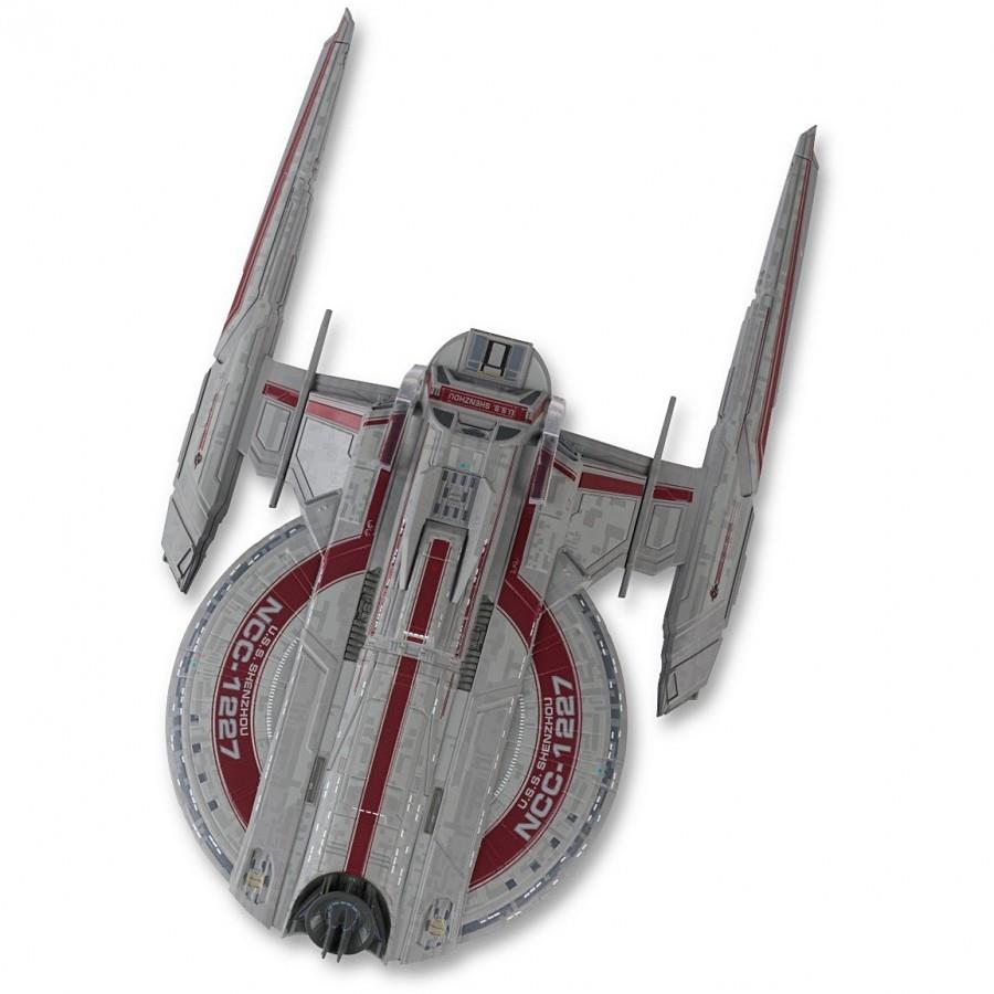 #22 U.S.S. Shenzhou NCC-1227 XL EDITION Starship Model Diecast Ship (Eaglemoss / Star Trek)