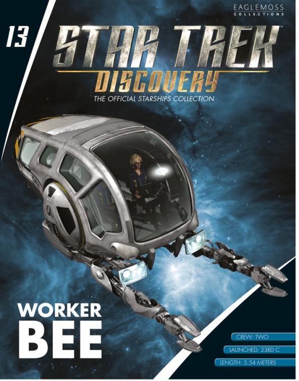 #13 Worker Bee Discovery Ships Model Diecast Ship (Eaglemoss / Star Trek)