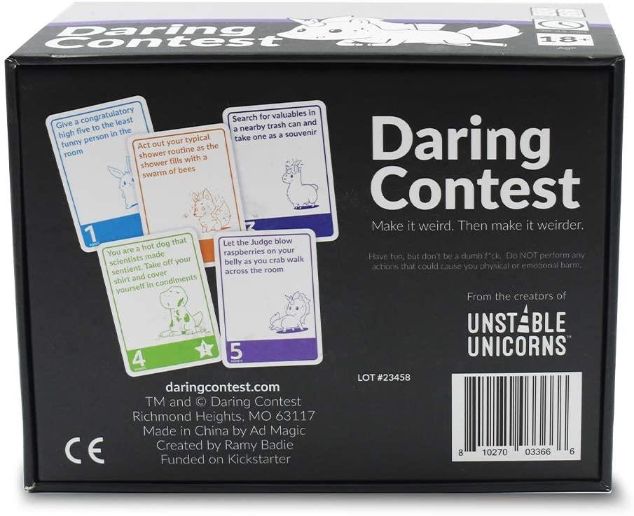 Daring Contest Adult Card Drinking Game Challenge TEE3897DCBSG1