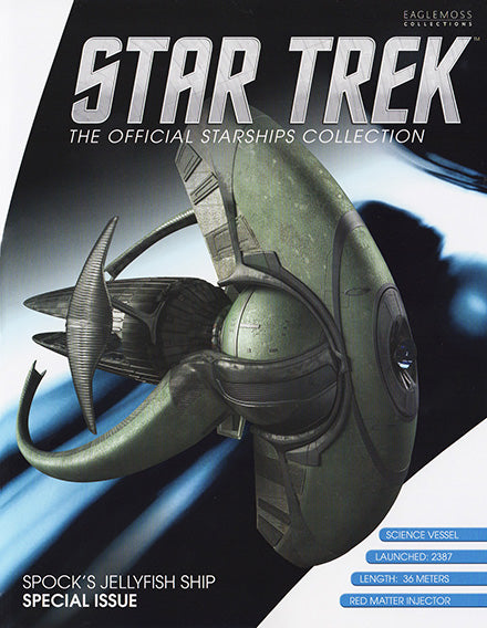 #07 Spock's Jellyfish Model Die Cast Ship Eaglemoss Star Trek