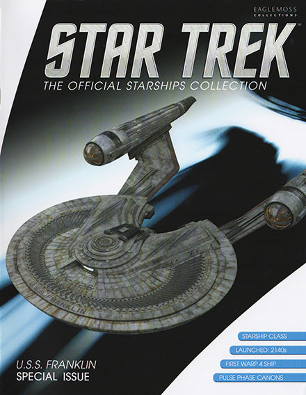 #08 U.S.S. Franklin NX-326 Model Die Cast Ship Eaglemoss Star Trek