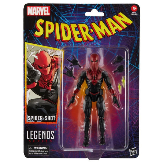 Spider-Shot 6″ Action Figure – Marvel Legends Series F9019 by Hasbro – What If? Spider-Man vs Wolverine Variant