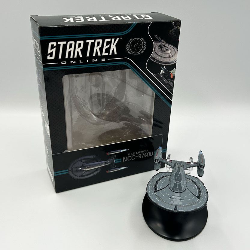 #02 U.S.S. Chimera NCC-97400 Chimera-class Heavy Destroyer STO Diecast Model Ship (Eaglemoss / Star Trek)