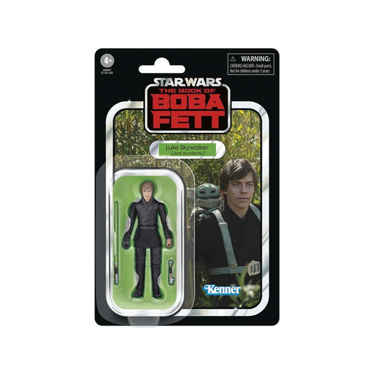 Luke Skywalker (Jedi Academy) 4″ Action Figure – Star Wars The Vintage Collection F8409 (The Book of Boba Fett) | Kenner-Style Figure by Hasbro