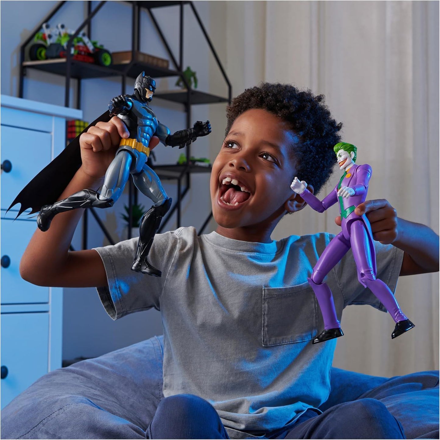 Batman & Robin vs The Joker 30 cm Action Figure 3-Pack – DC Comics Super-Heroes Set SM-6064967 by Spin Master