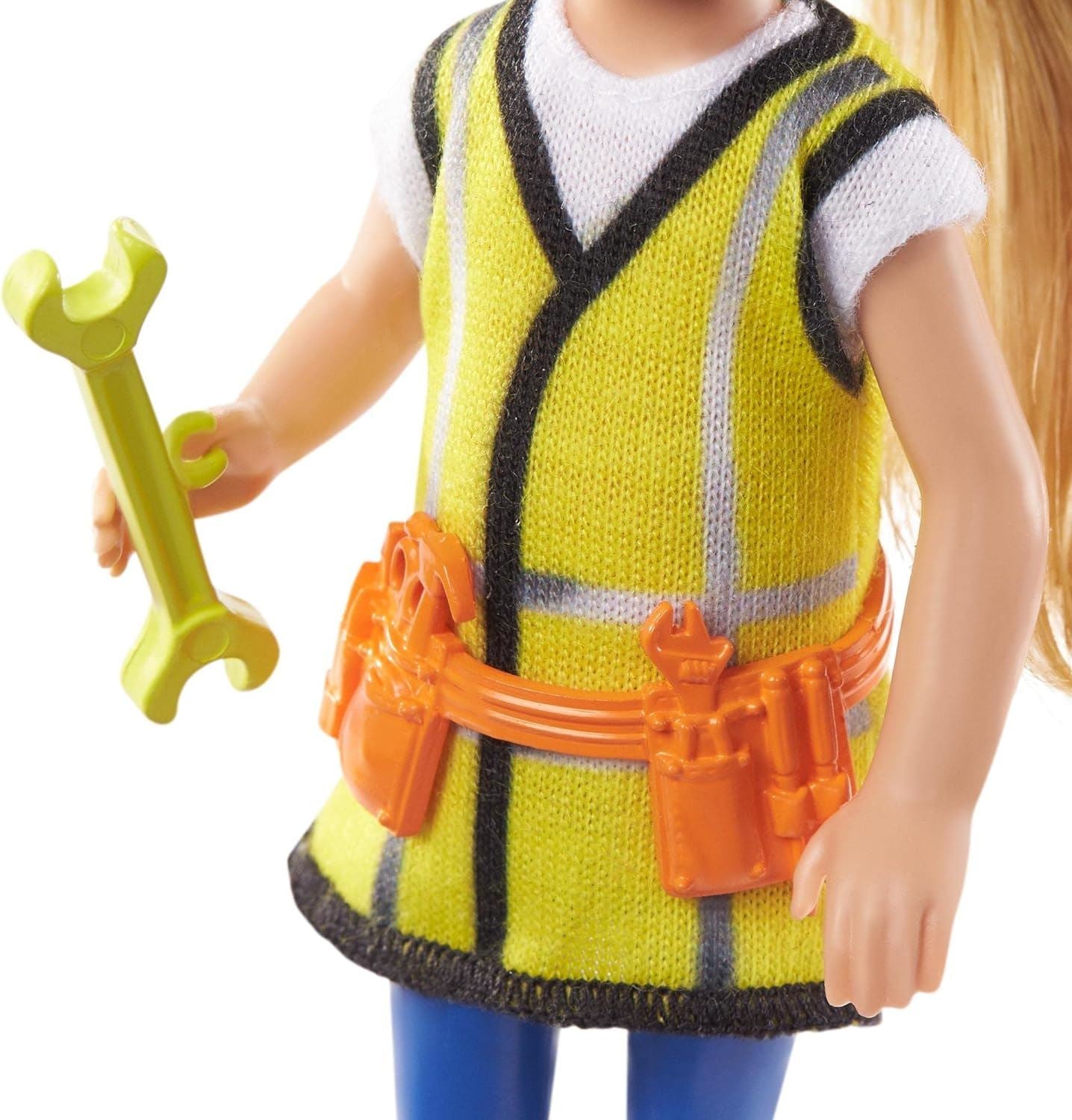 Barbie Chelsea Can Be Construction Worker Doll & Accessories Playset (GTN87)