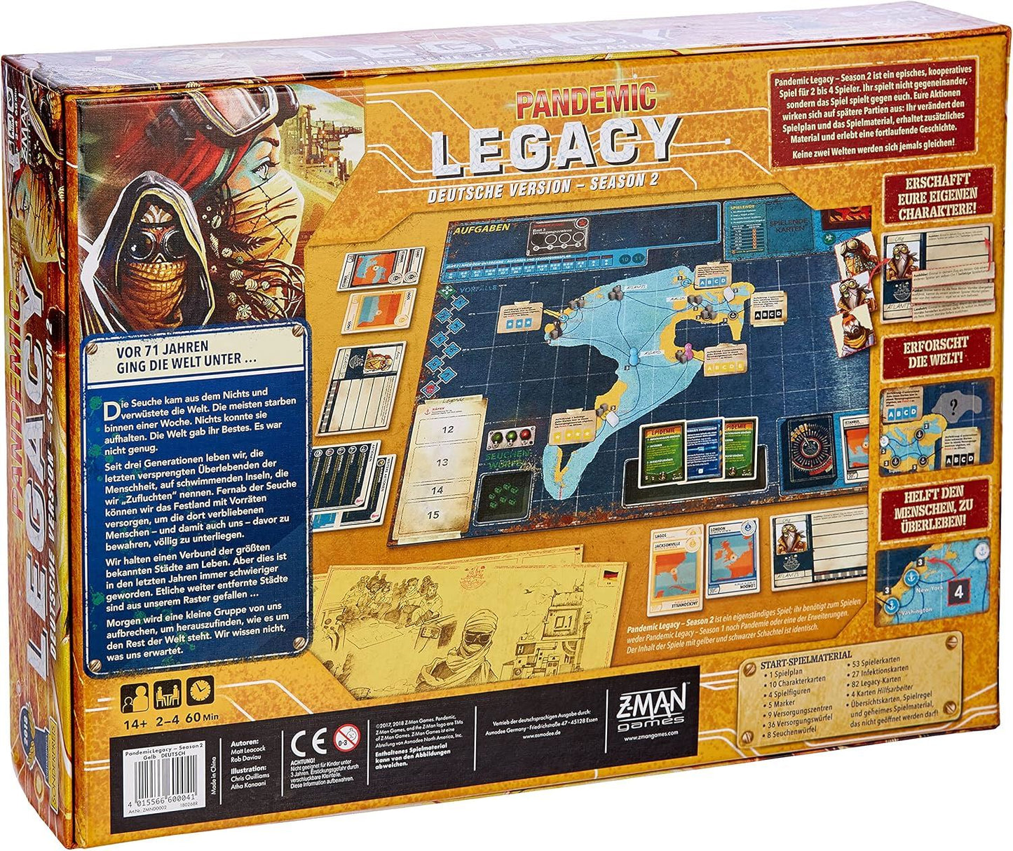 YELLOW Pandemic Legacy Season 2 (Z-MAN Games)