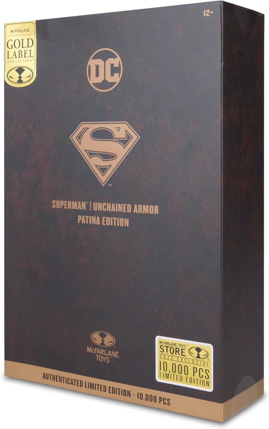 Superman Unchained Armor Patina Edition Gold Label Action Figure Ltd DC Comics