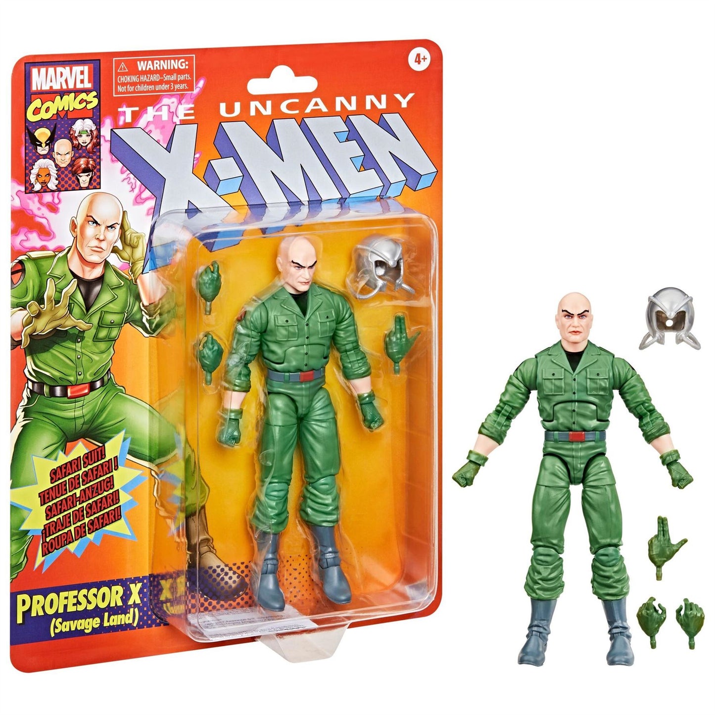 Professor X (Savage Land) 6″ Action Figure G0598 Marvel Uncanny X-Men Comics | Hasbro Collector Figure with Accessories