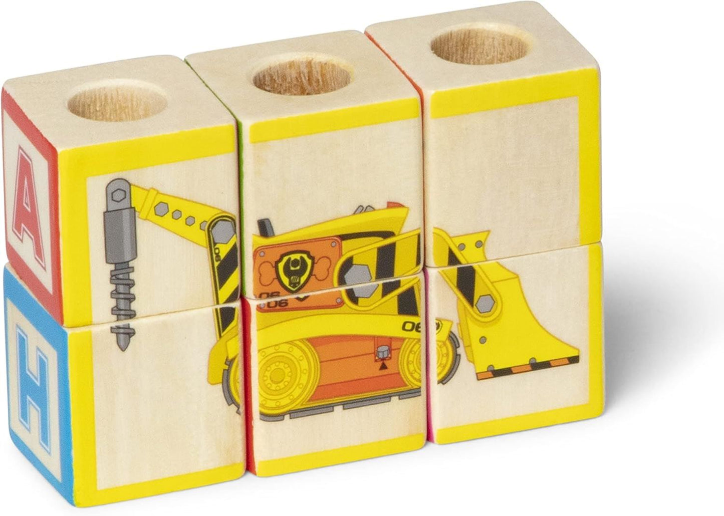 ABC Block Truck 33272 Wooden Toy 33PCS (Melissa & Doug / PAW Patrol)