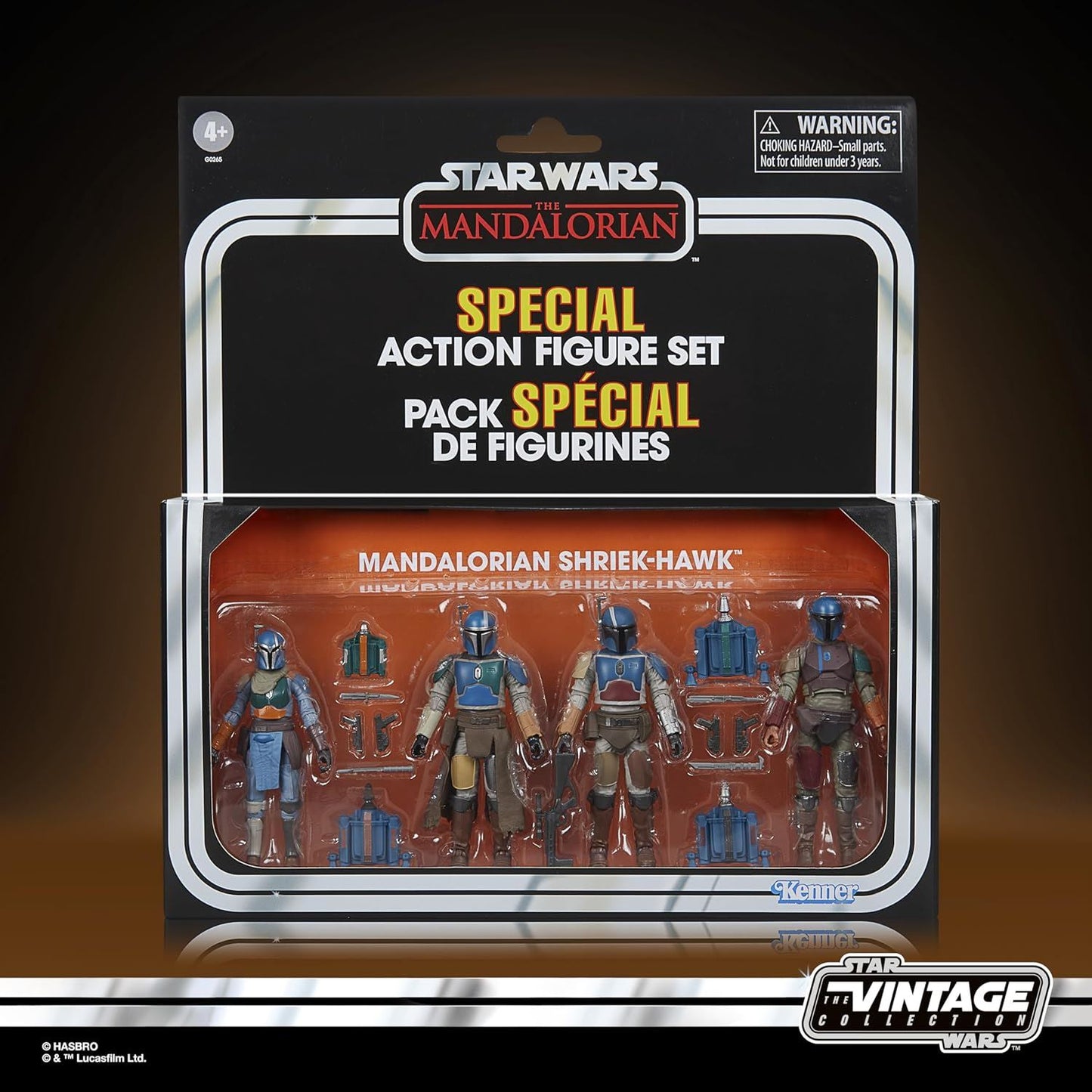 Mandalorian Shriek Hawk G0265 3.75" Collectible 4-Pack (Star Wars: The Vintage Collection)