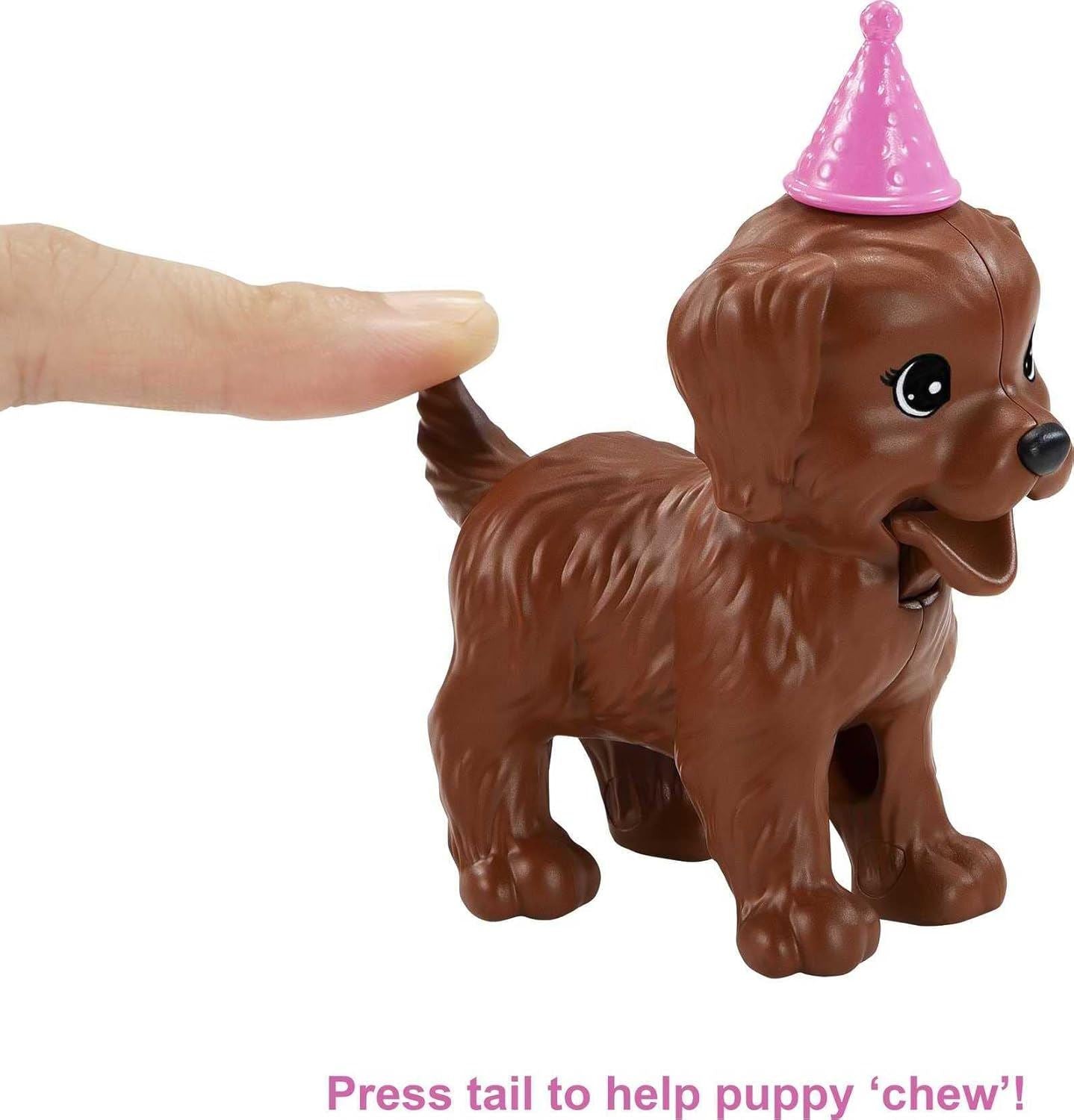 Barbie Puppy Party Doll and Playset GXV75 (Barbie)