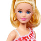 Barbie Fashionistas Doll #205 With Blond Ponytail And Floral Dress HJT02