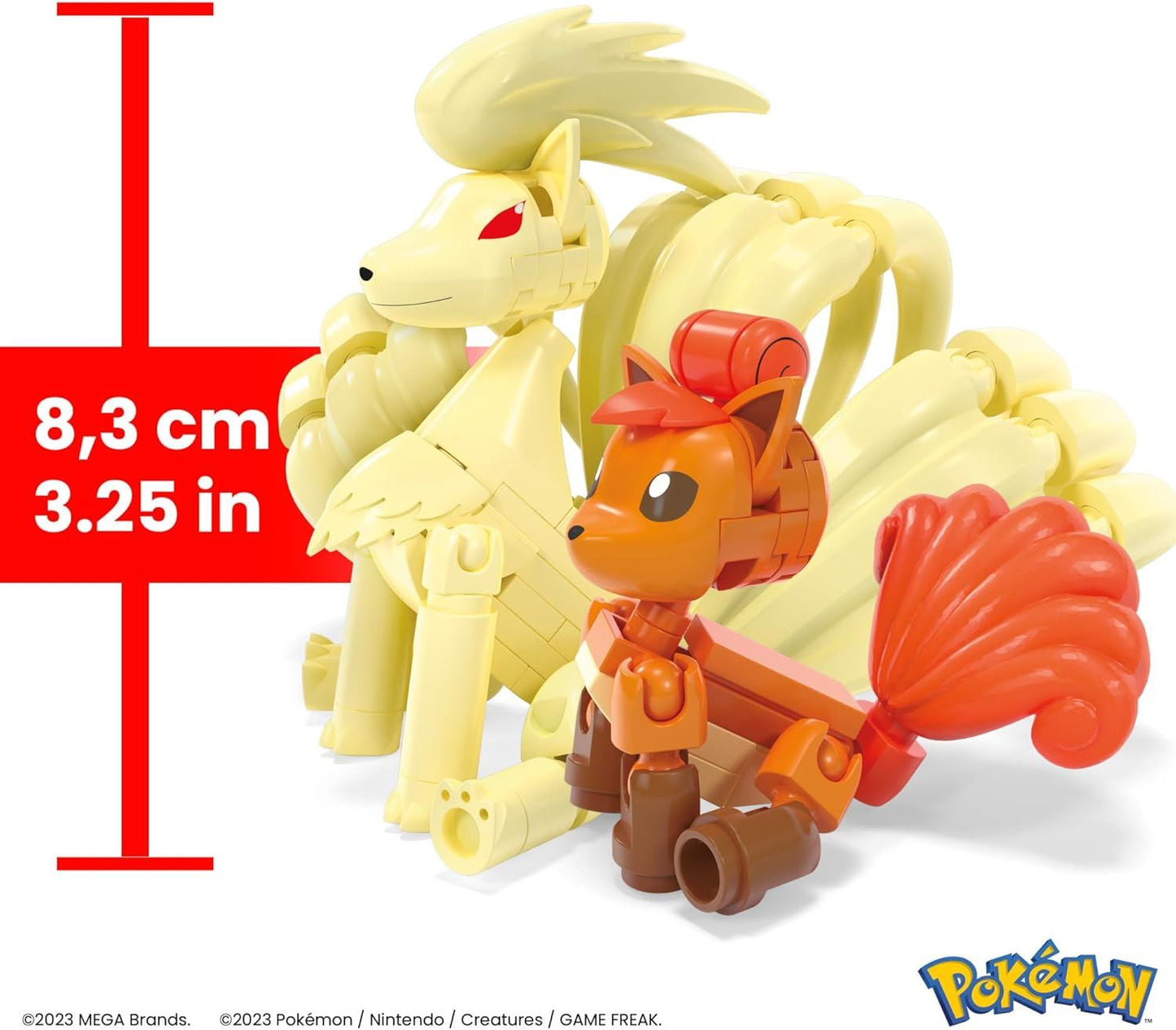 Vulpix Evolution Set HTH79 Pokémon Building Toy Kit (MEGA / Pokemon)