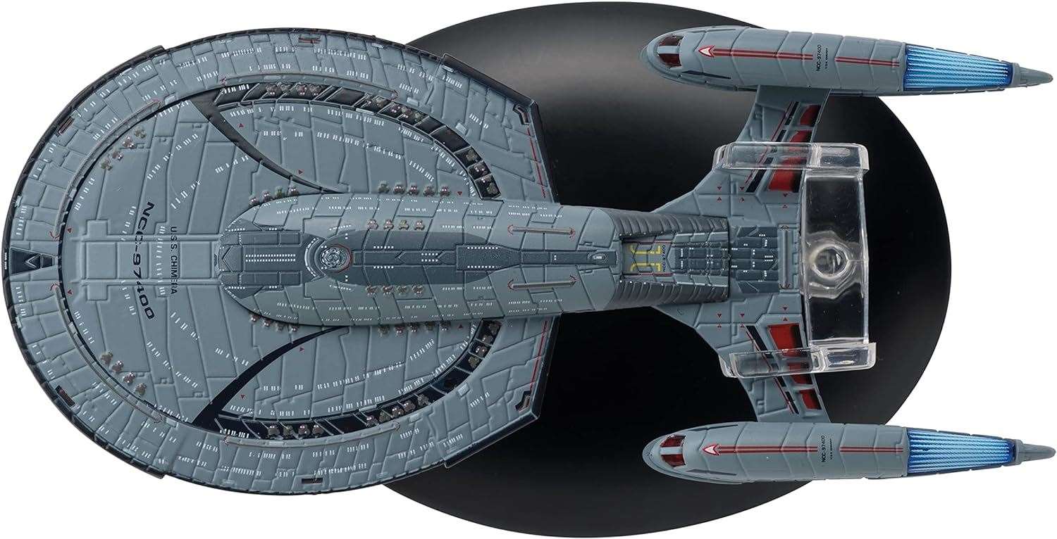 #02 U.S.S. Chimera NCC-97400 Chimera-class Heavy Destroyer STO Diecast Model Ship (Eaglemoss / Star Trek)