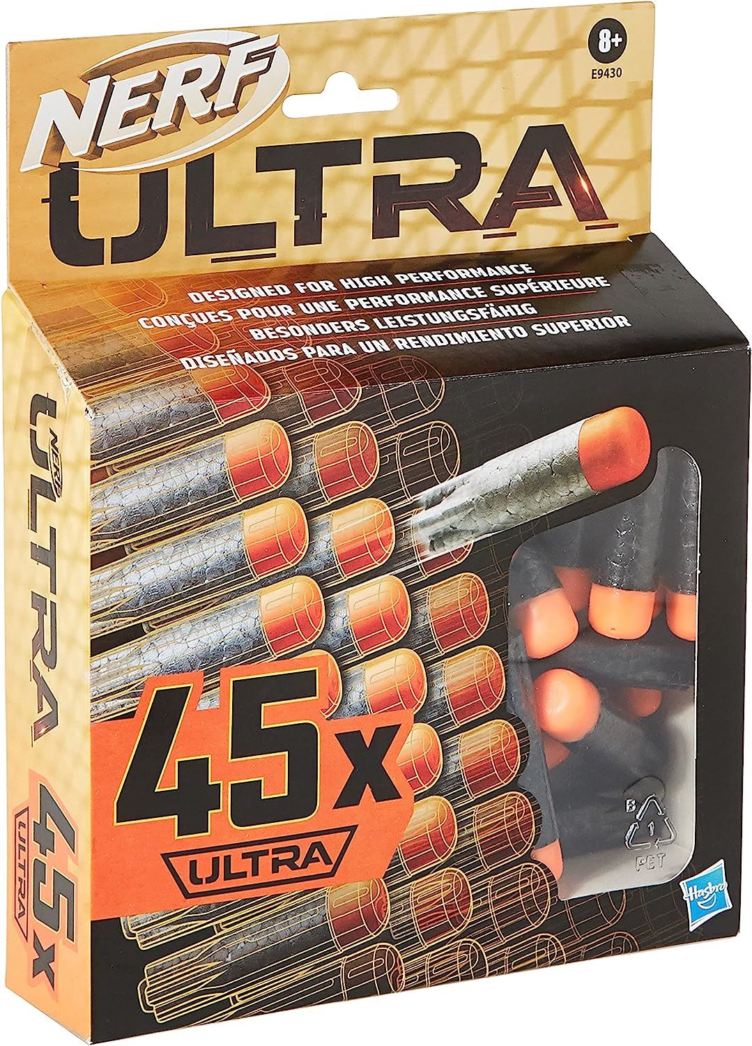 NERF Ultra Refill Darts 45pk E9430 Official Nerf Ultra Foam Reload Aerofin Tech