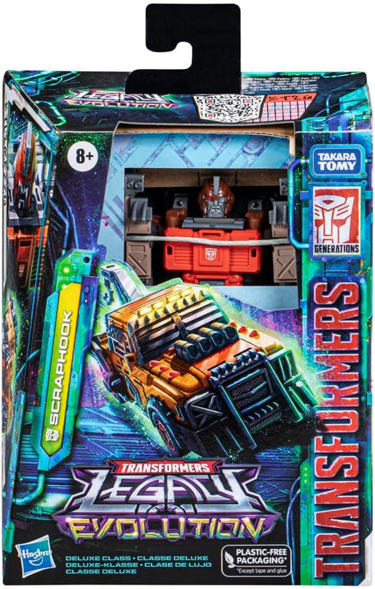 Transformers Legacy Evolution Deluxe Scraphook F7191 Figure Truck Mode Deluxe