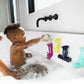 Boon Pipes Building Bath Toy Set B11379 – TOMY Creative Bath Tub Water Pipes & Tubes for Interactive STEM Water Play