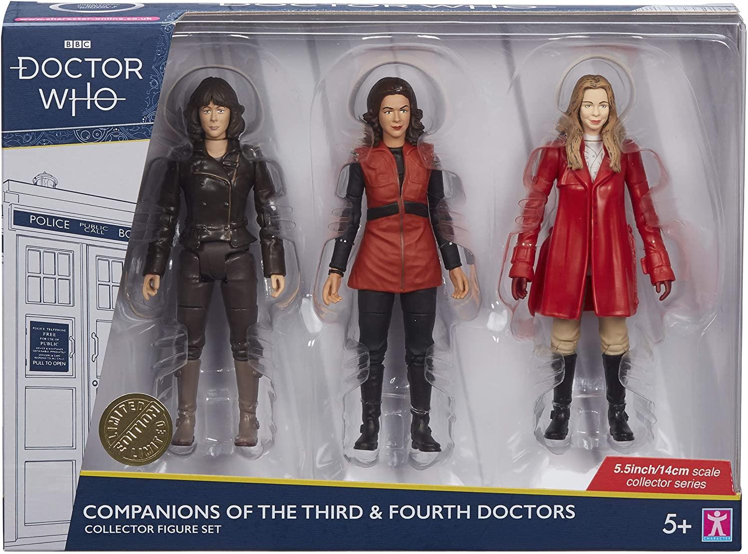 Doctor Who Companions of the Third & Fourth Doctors Collector Figure Set 07244