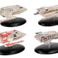 Shuttlecraft Set 4 Kelvin Timeline (Transport Shuttlecraft & Passenger Shuttle & Med Evac Shuttle & Warrant Shuttle) Model Diecast Ship (Eaglemoss / Star Trek)