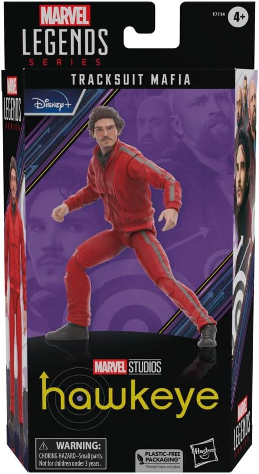 Tracksuit Mafia F7114 Action Figure Marvel Legends Hawkeye 6" Figure Exclusive