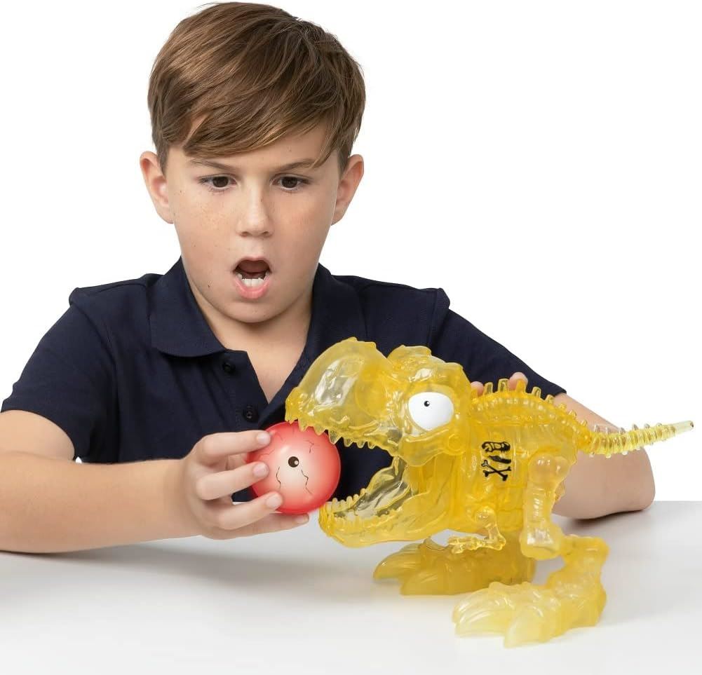 Smashers Dino Island Giant Skull 7488 – ZURU 30-Surprise Smash Playset RED Megalodon Shark Edition – Action Playset for Kids