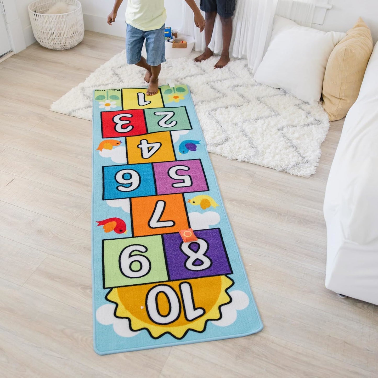 Hop & Count Hopscotch Rug 96152 (Melissa & Doug)