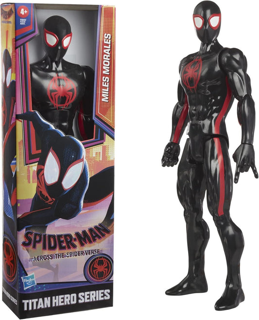 Miles Morales 12″ Action Figure – Marvel Spider-Man: Across the Spider-Verse Titan Hero Series F5643 by Hasbro | Movie-Inspired Super Hero Figure