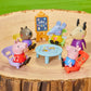Peppa’s Playgroup F8868 – Peppa Pig 5-Figure Set with Classroom Accessories | Preschool Playset for Kids