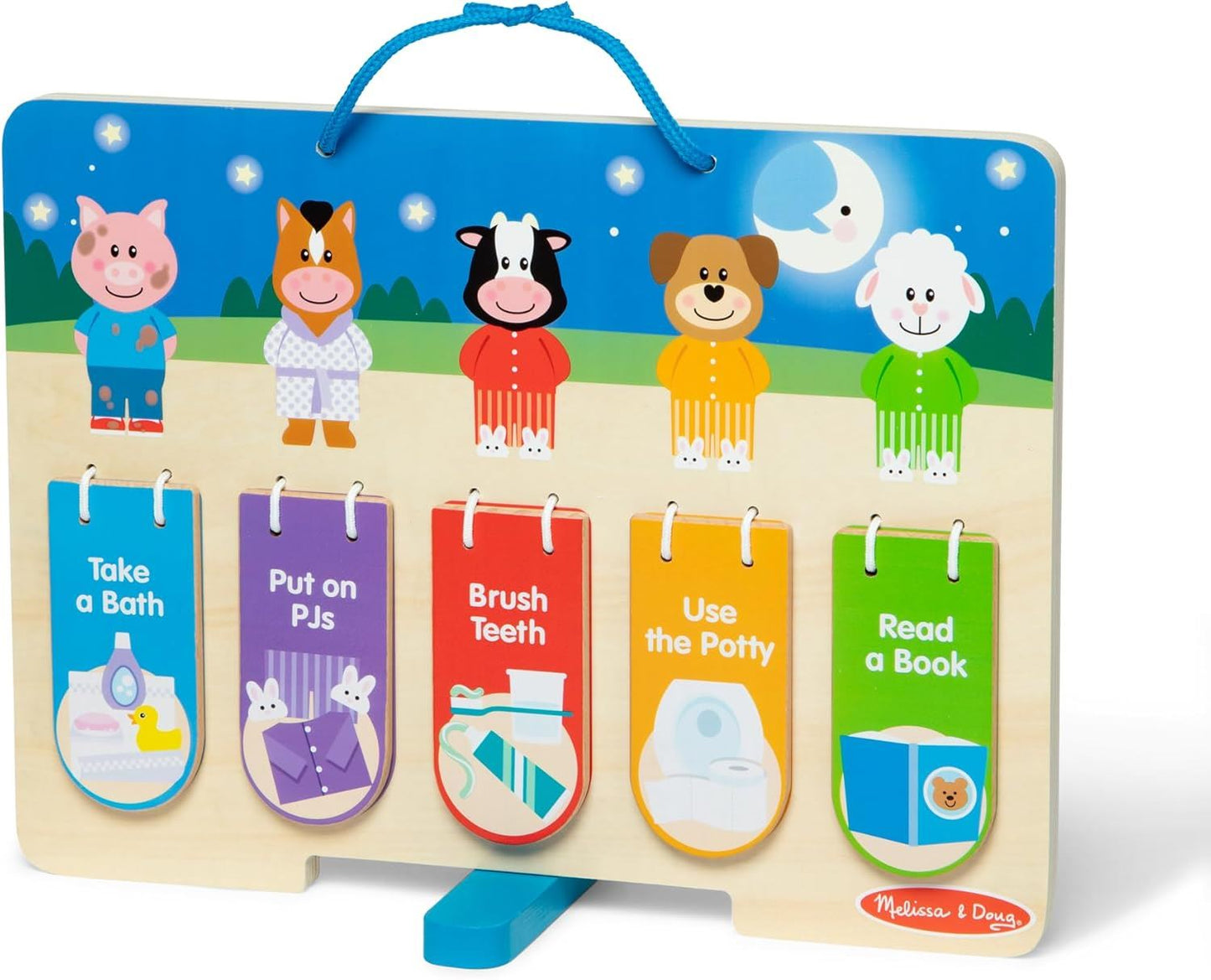 My Daily Routines Chart (Double-Sided with Flip Tabs) 50179 Morning & Nighttime Habits (Melissa & Doug)