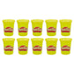 PLAY-DOH Bulk 12-Pack of Yellow Non-Toxic Modelling Compound 4-Ounce Cans E4829