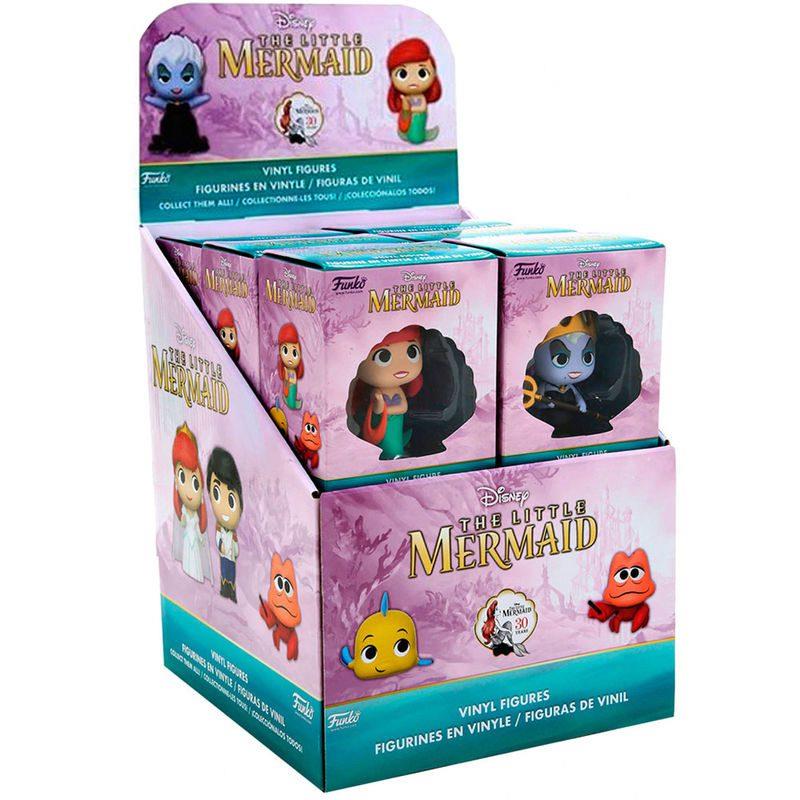 Disney The Little Mermaid Mini Vinyl Figures 6 cm (12-Pack Display Case) – Collectible Blind Box Mini Figure Set