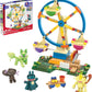 Ferris Wheel Fun HXF80 – MEGA Pokémon Building Toy Kit | Buildable Ferris Wheel Playset with Pikachu & Themed Accessories