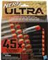 NERF Ultra Refill Darts 45pk E9430 Official Nerf Ultra Foam Reload Aerofin Tech