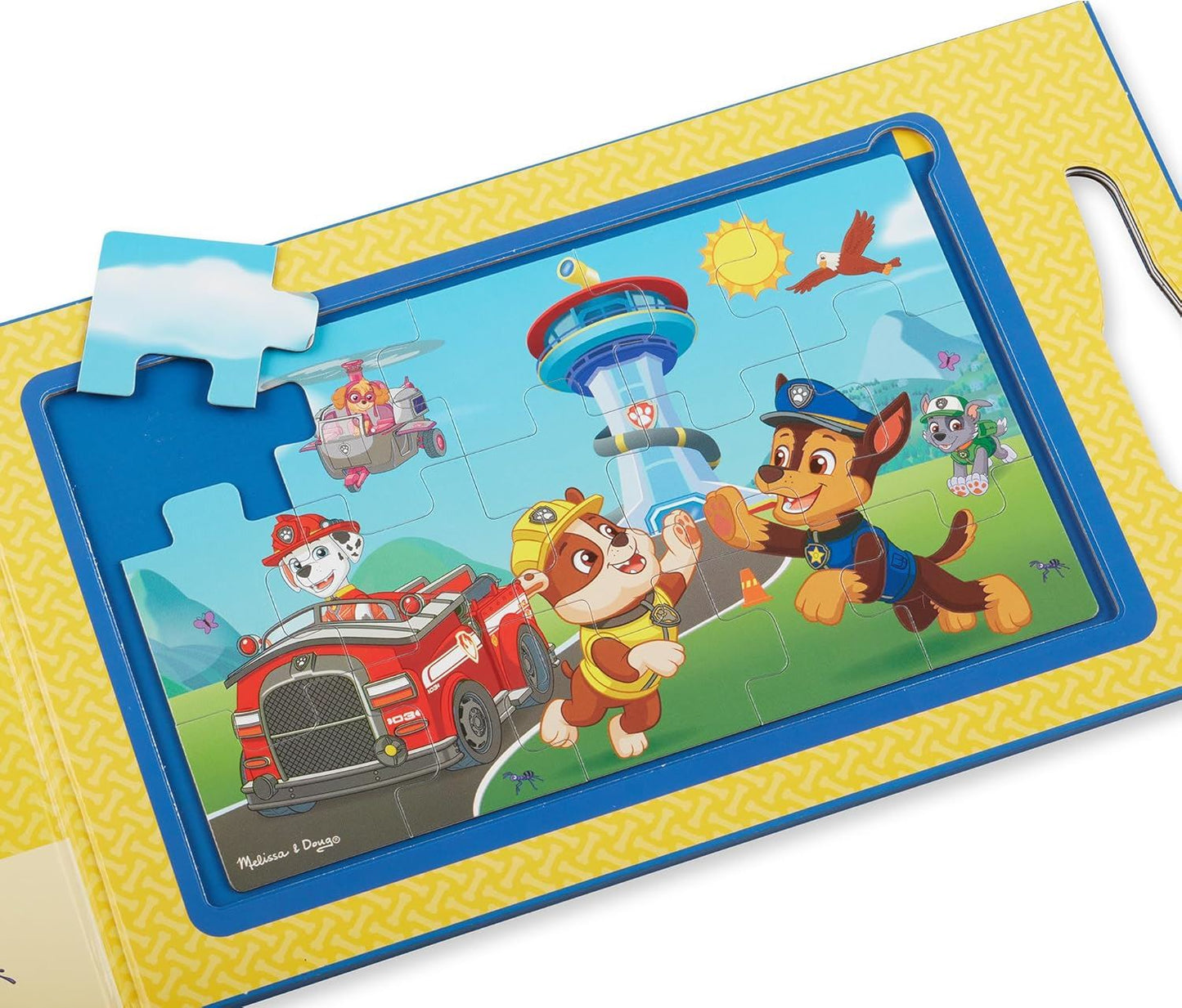 Magnetic Take-Along Jigsaw Puzzles Big Truck Pups 33323 (Melissa & Doug)