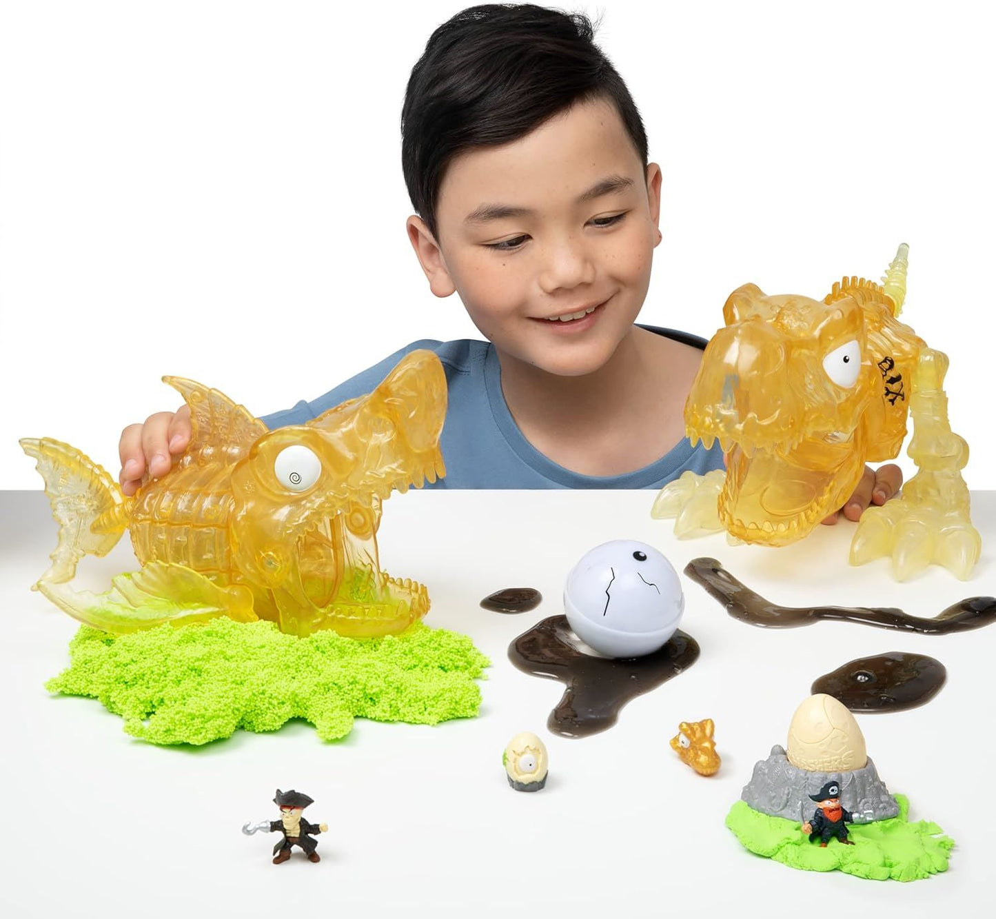 Smashers Dino Island Giant Skull 7488 – BLACK T-Rex Edition Smash Playset (ZURU Smashers) – 30 Surprise Mini Dinos & Interactive Skull Adventure