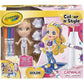 Crayola Colour n Style Friends GOLDIE Catwalk Creative Doll Playset