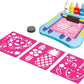 Tybo Print Studio Tidy Tie Dye Design Stencil Set Kids Creative Toy Gift 6+