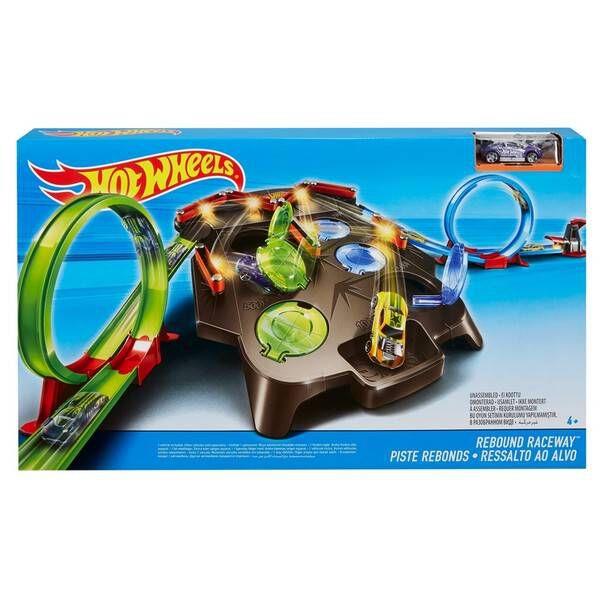 Hot Wheels Rebound Raceway Trackset FDF27 Playset Cars Loops